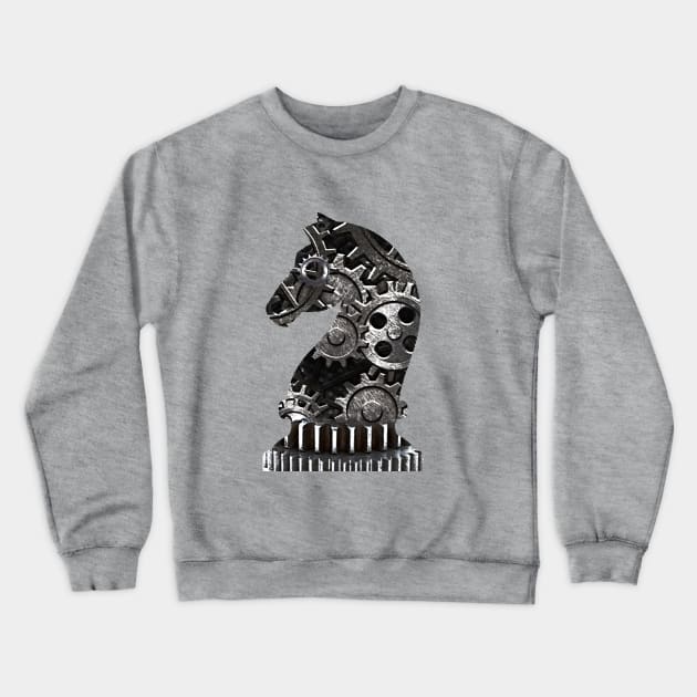 Cog Knight Crewneck Sweatshirt by BlaineC2040